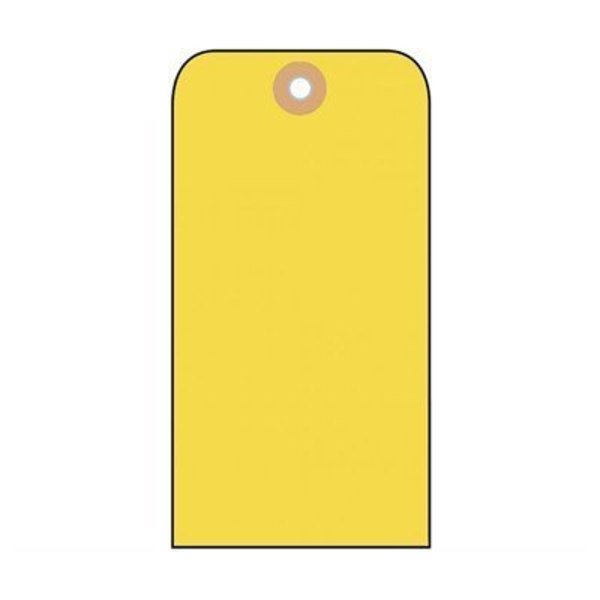 Nmc Tags, Blank, Yellow, 1 7/8x3 3/4, Cardst BPT5Y